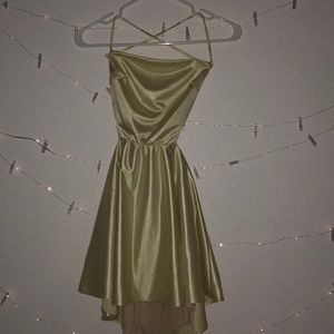 Gold Strappy Dress